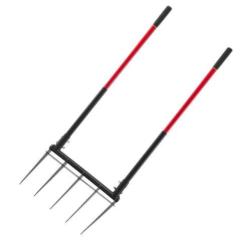 5-Prong Heavy-Duty Broadfork Soil Tiller