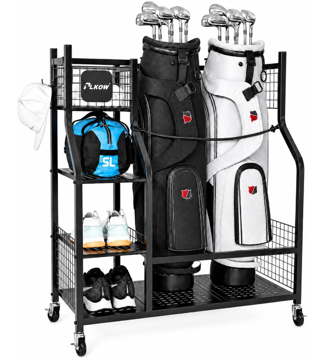 Golf Bag Storage Cart
